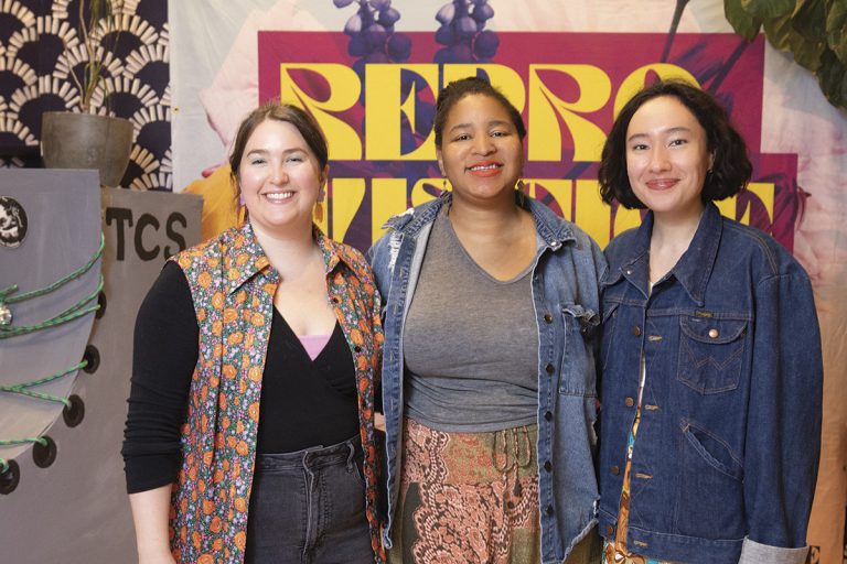 The Our Justice Team: (l-r) Leah Soule, development director; Shayla Walker, executive director; and Megumi Rierson, communications director
